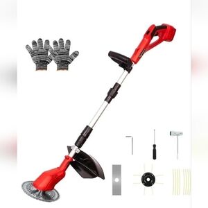 Red and Black Electric Trimmer Set 3 In 1